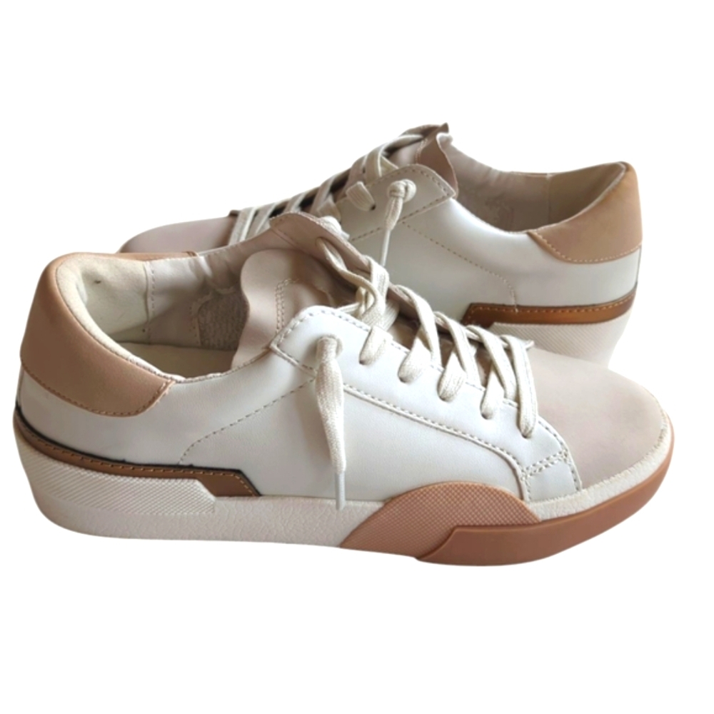 DV Dolce Vita Harryson Faux Leather Lace Up Sneakers 7.5 Blush Multi - Picture 3 of 16